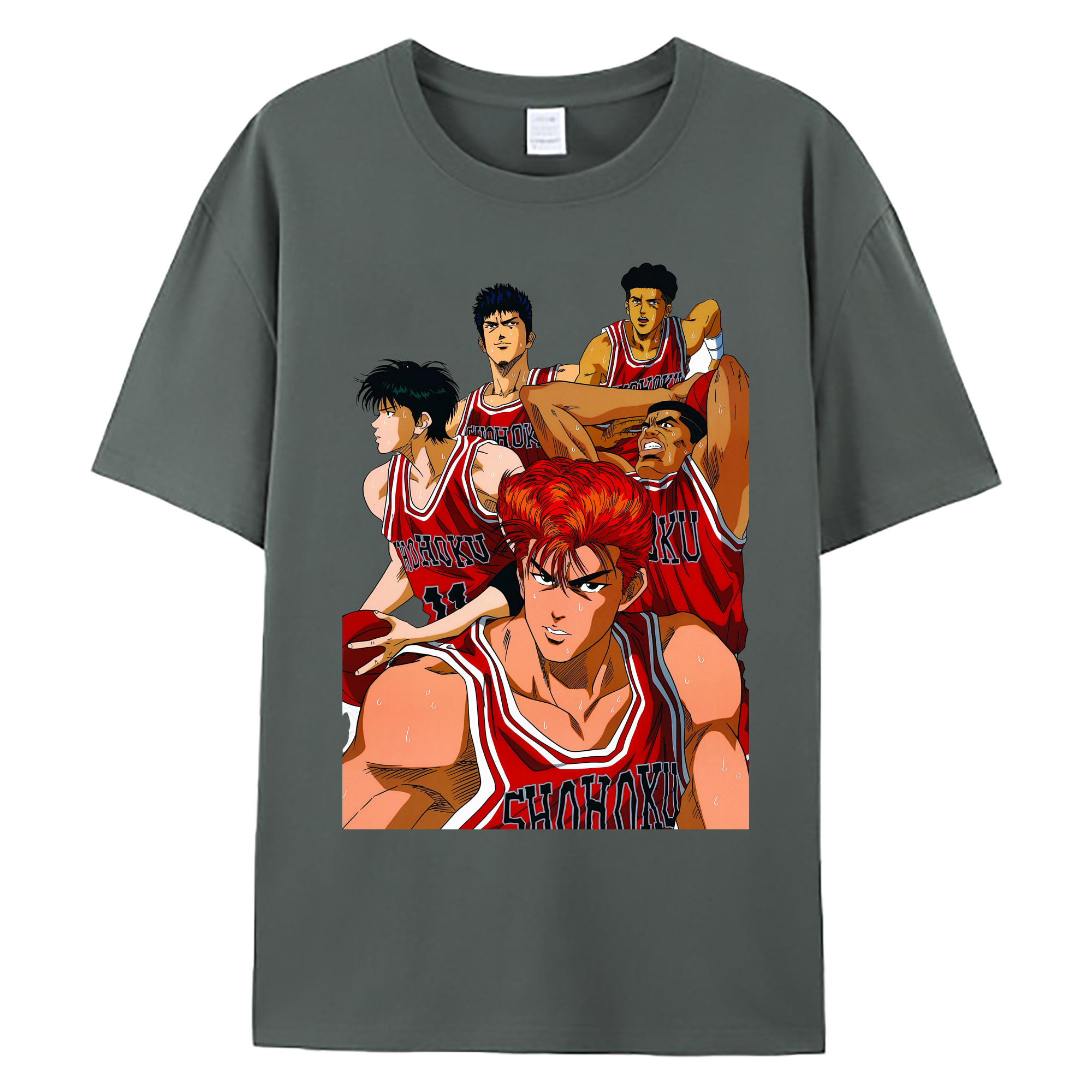 （画像用） SLAM DUNK／スラムダンク 綿100％ メンズ半袖Tシャツ｜肌触りやわらか＆通気性